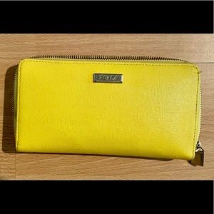 Yellow Furla Wallet